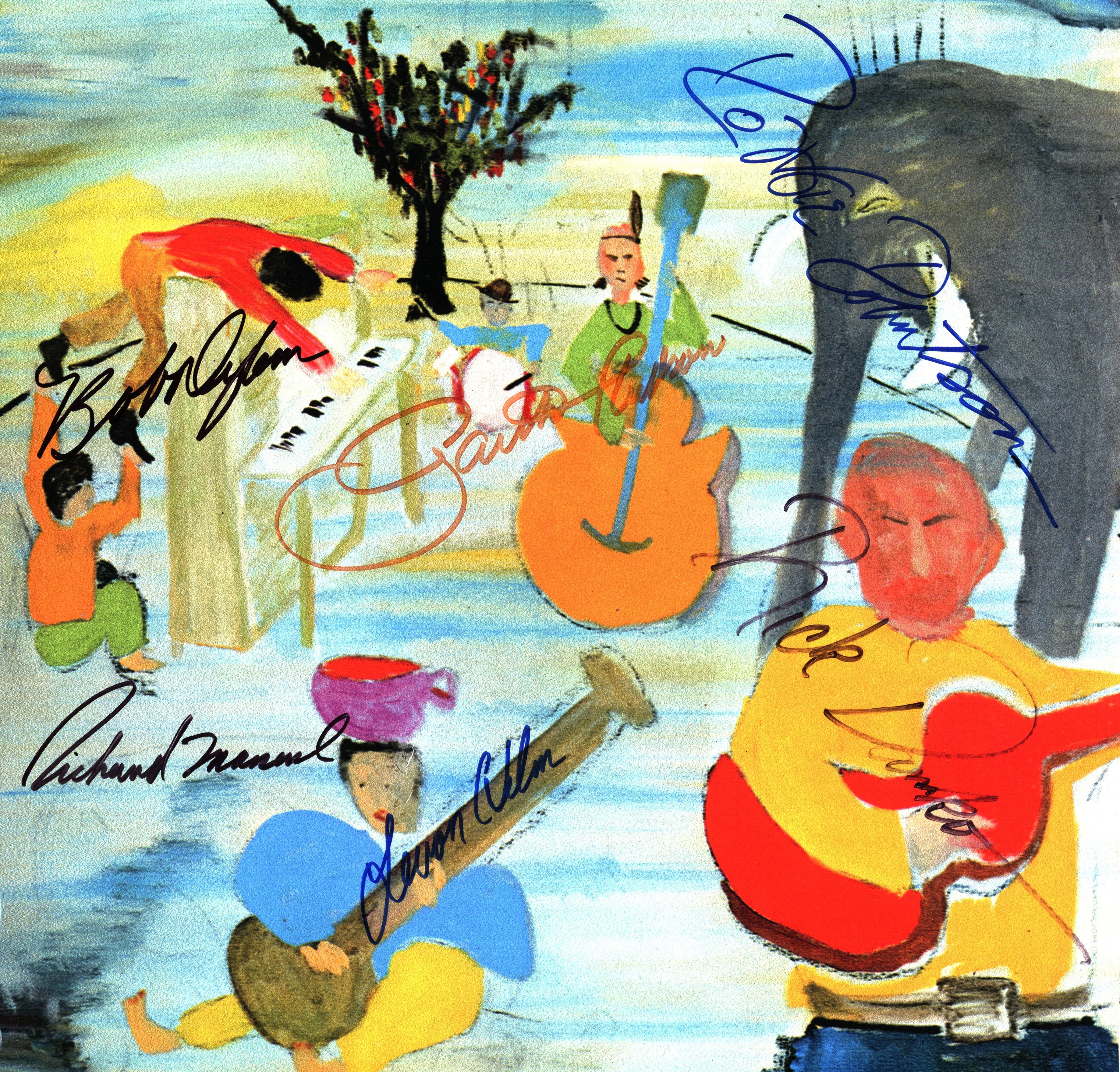 Band Music Big Pink Signed LP | Zion Graphic Collectibles