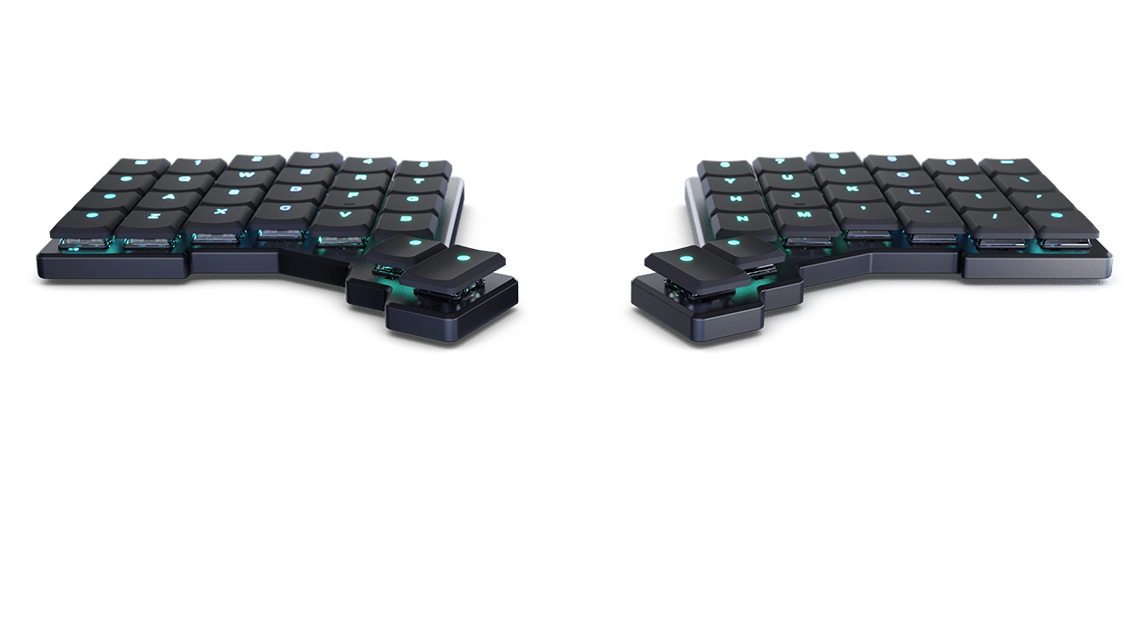The Voyager: A powerful, low-profile, split ergonomic keyboard