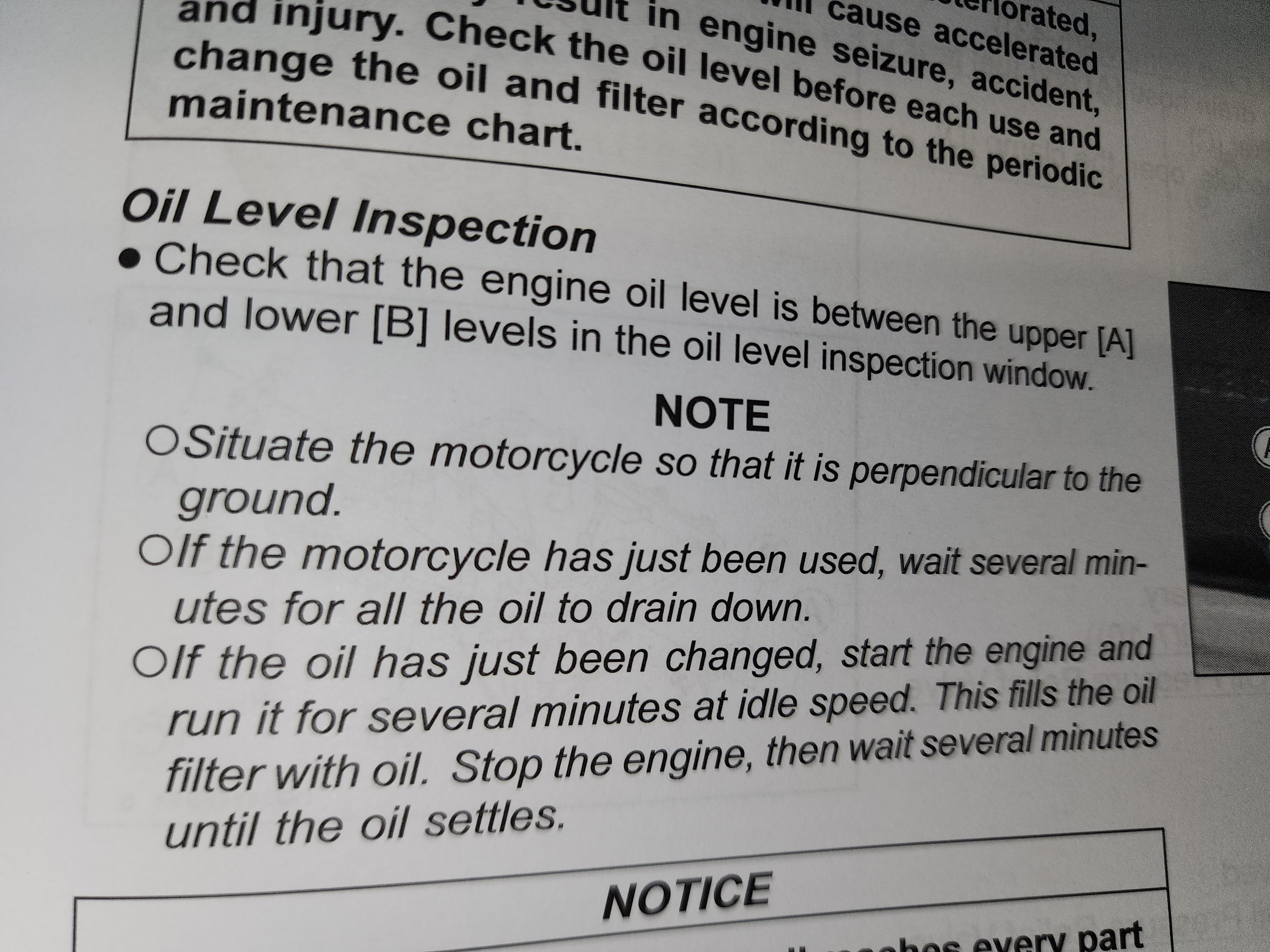 Oil level | Kawasaki ZX-4R Forum