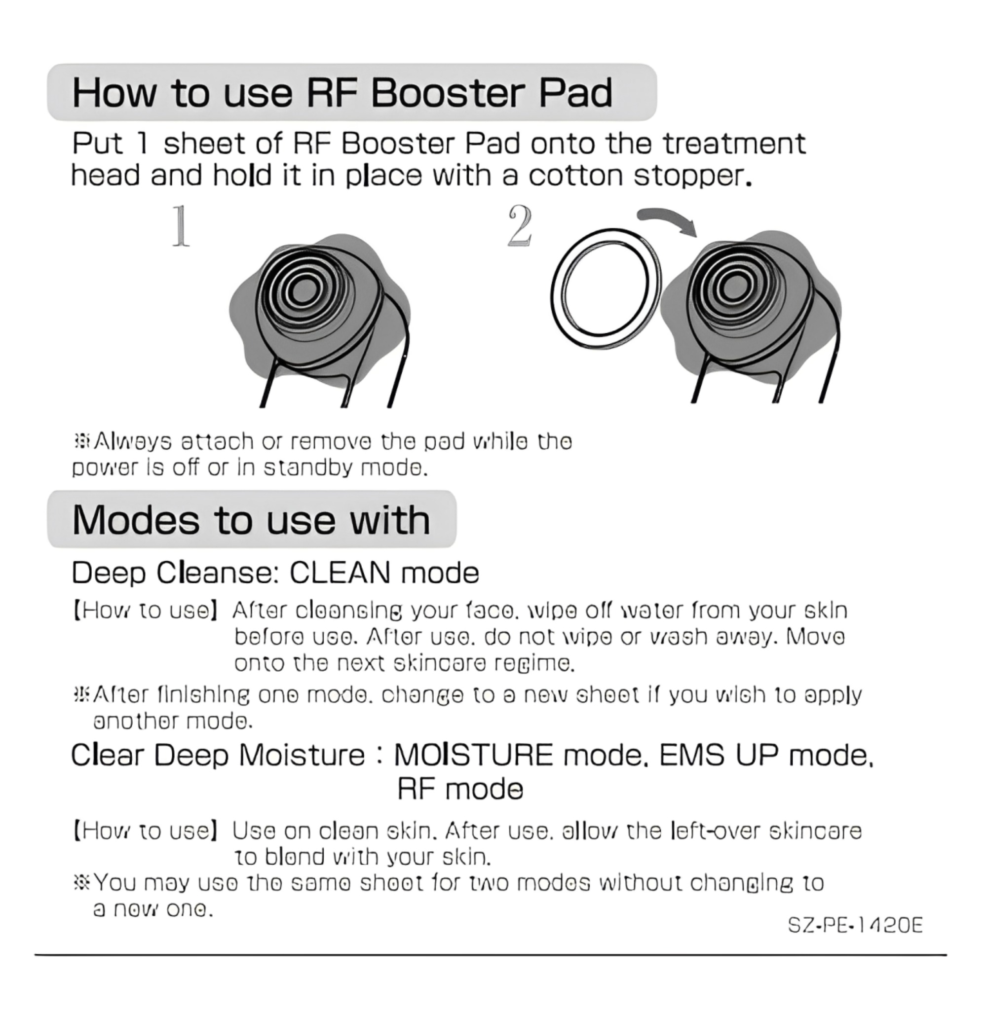YA-MAN RF Booster Pad deep moisture (15PCS) | YOHO