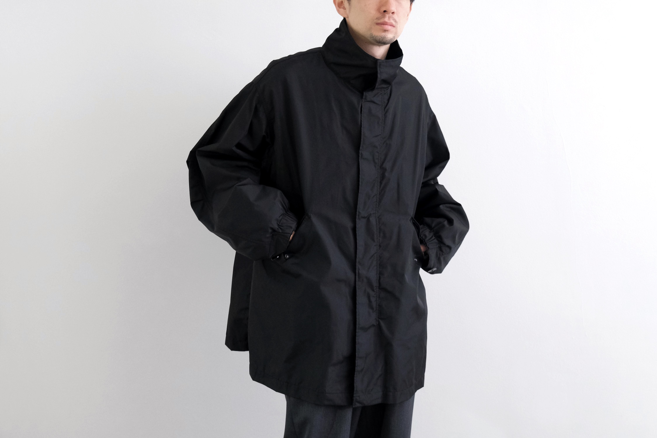 DOPE DYE NYLON SHORT MODS COAT - WUNDER