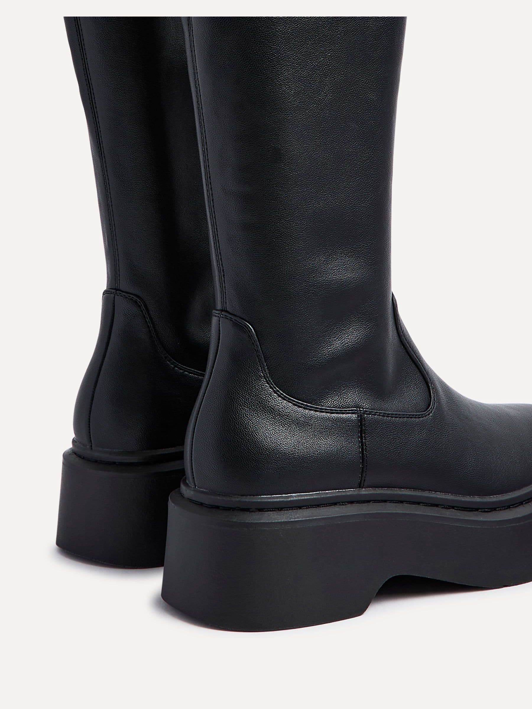 Buy Linzi Black Bruna Platform High Leg Stretch Boots from Next USA