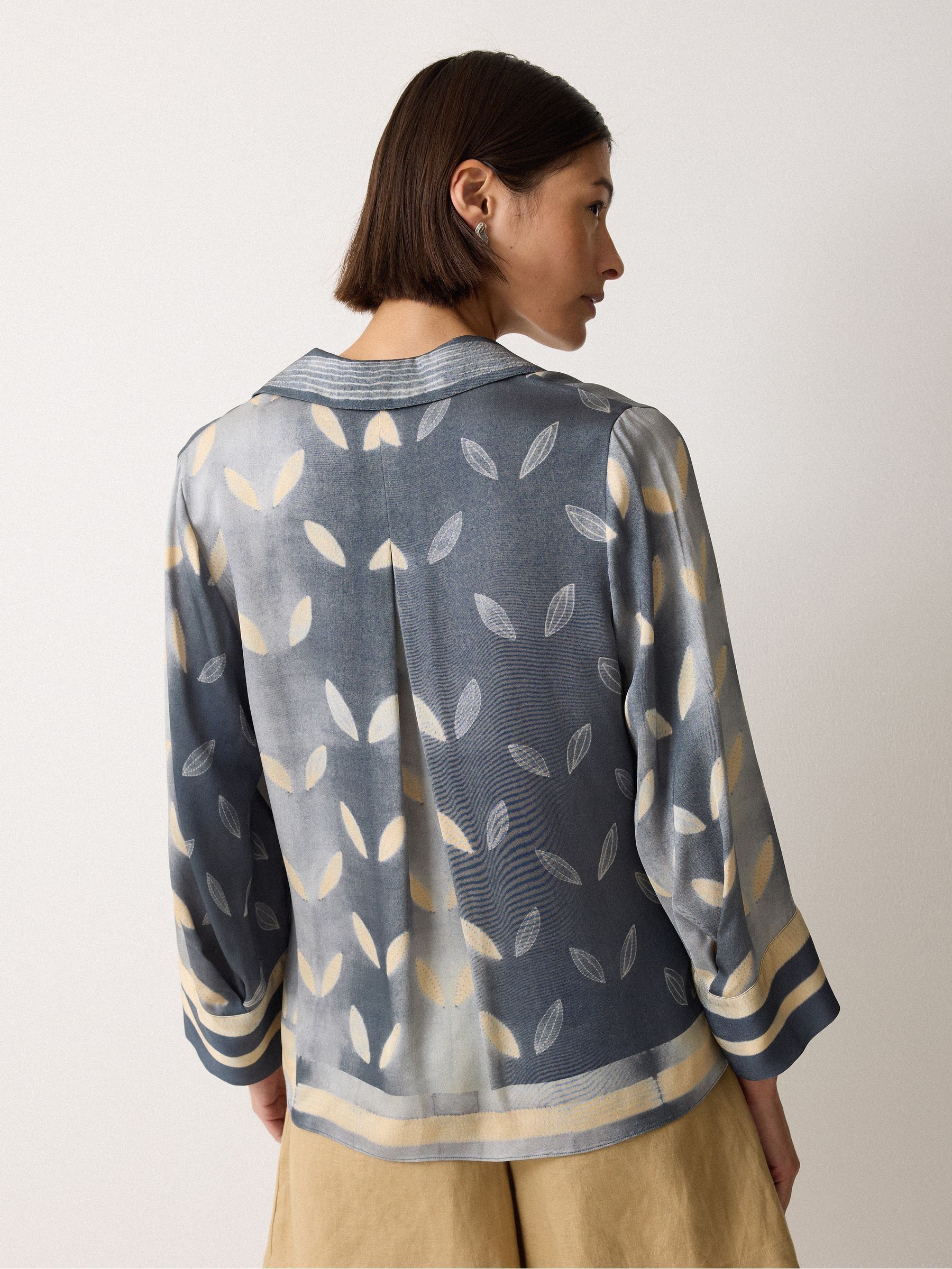Buy Jigsaw Blue Modern Shibori Top from Next USA