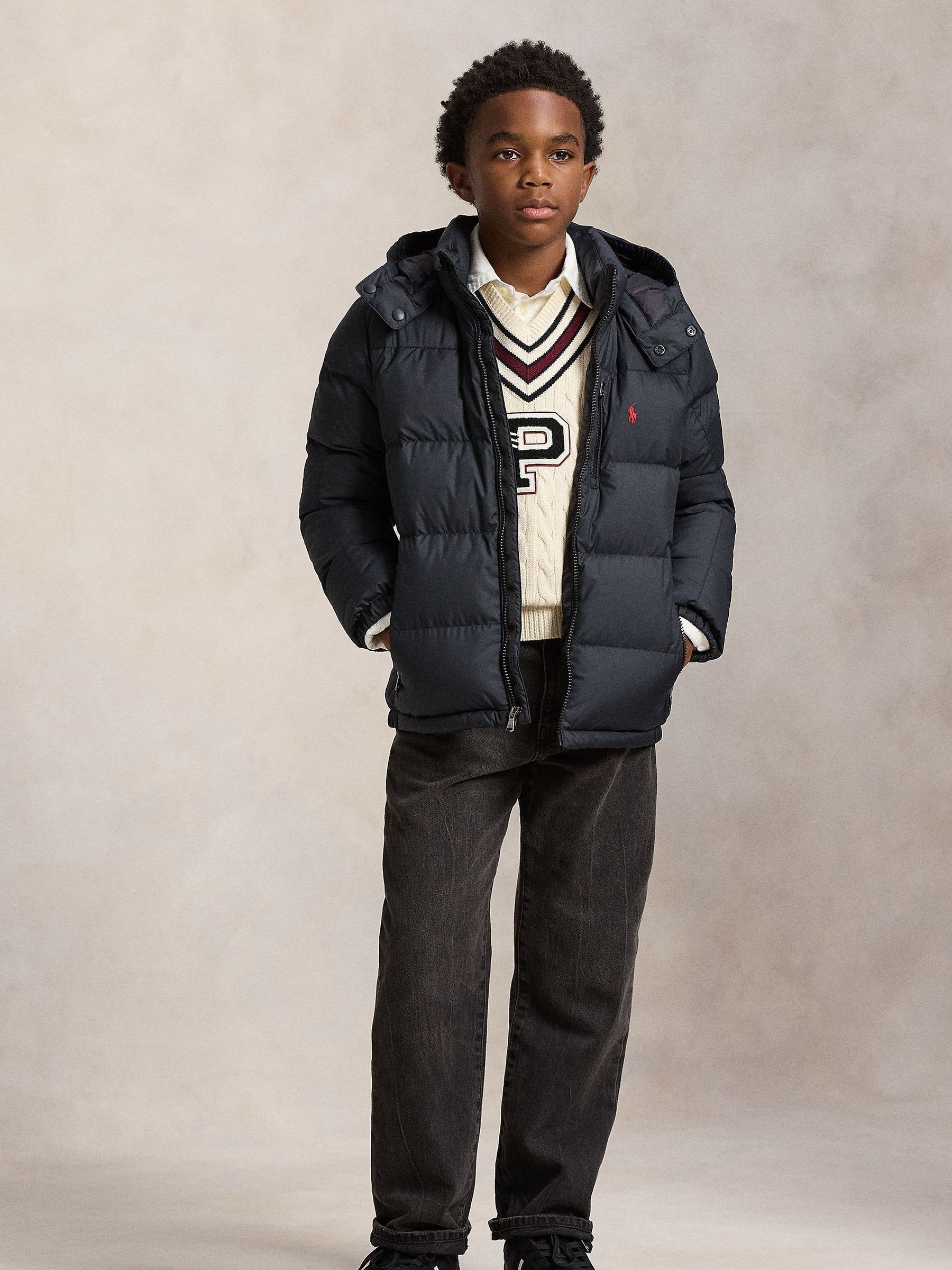 Buy Polo Ralph Lauren Black Down Puffer Jacket from Next USA