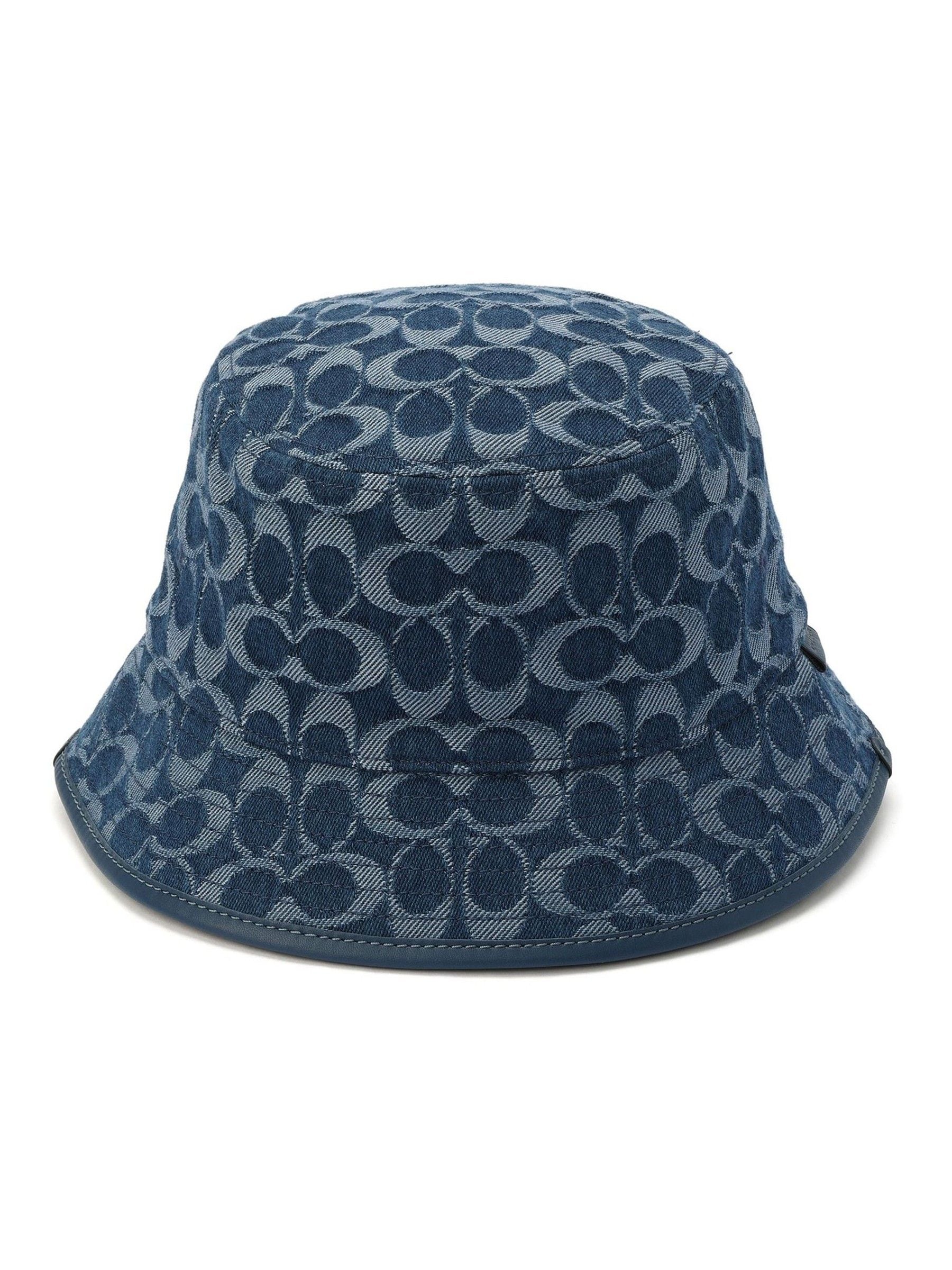 Buy COACH Blue Signature C Denim Bucket Hat from Next USA