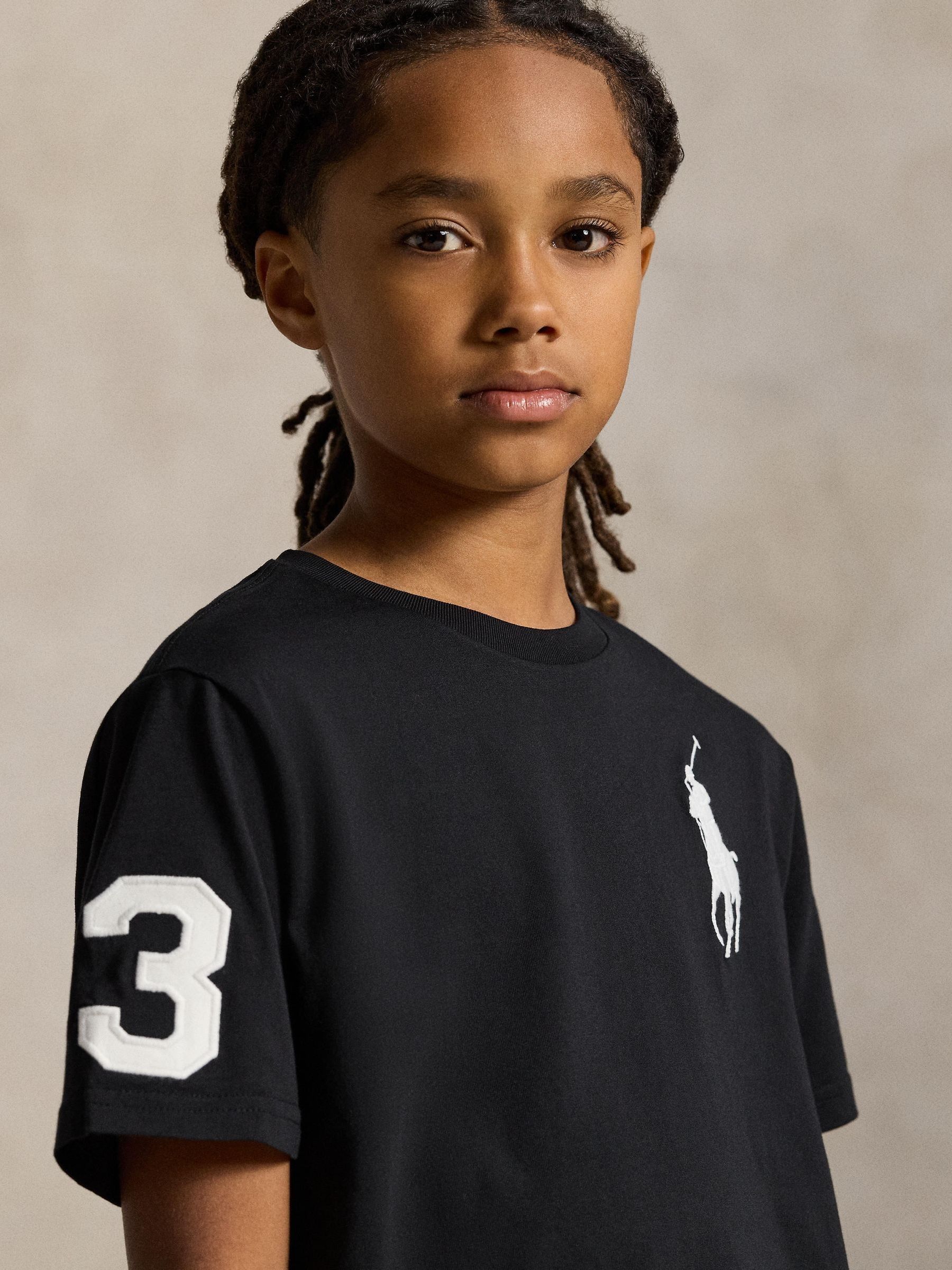 Buy Polo Ralph Lauren Black Big Pony Jersey T-Shirt from Next USA