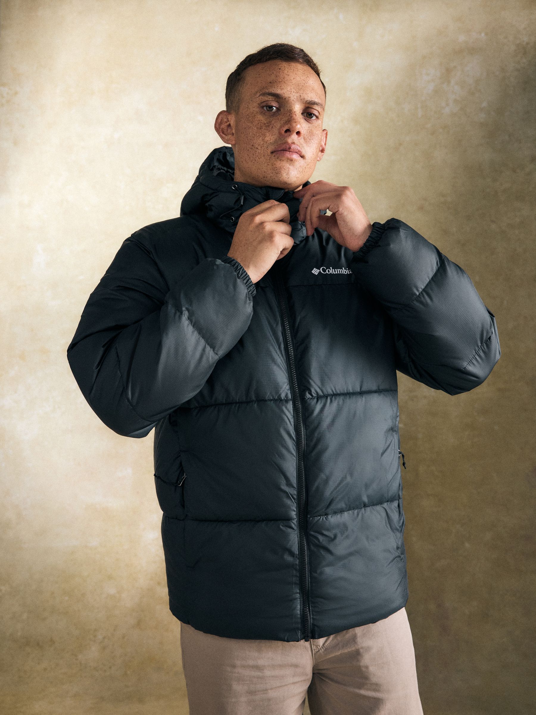 Buy Columbia Puffect II Hooded Padded Black Jacket from Next USA