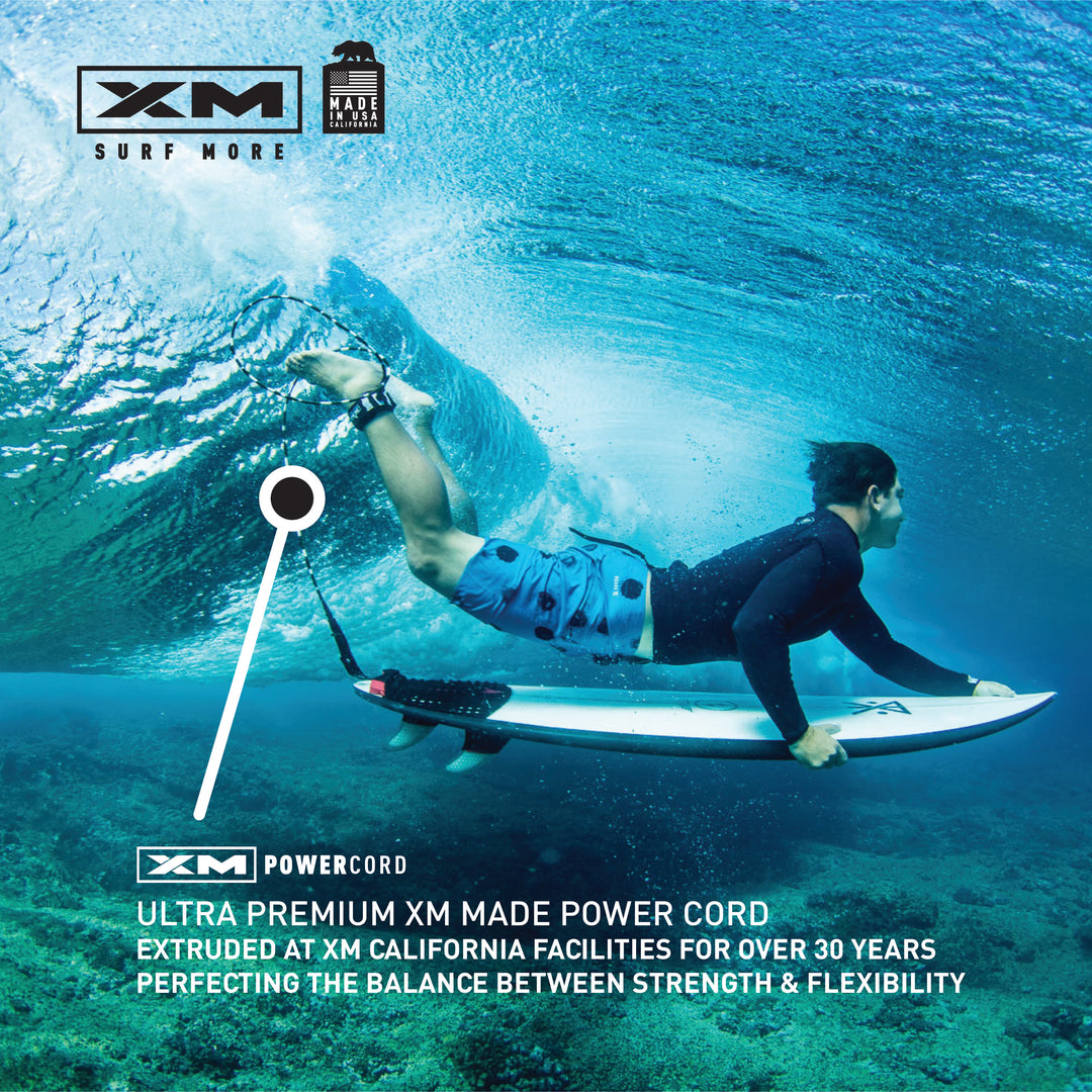 XM SURFBOARD LEASH / BIG WAVE (.313in) – XM | SURF MORE