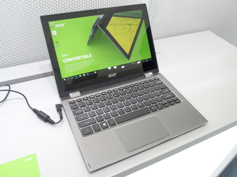 Acerが薄型コンバーチブルPCや10型のAndroidタブレットを発表 | 日経