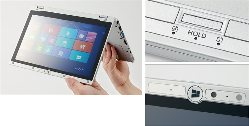 タッチパネル レッツノート SSD128GB 画面を回してタブレットになる