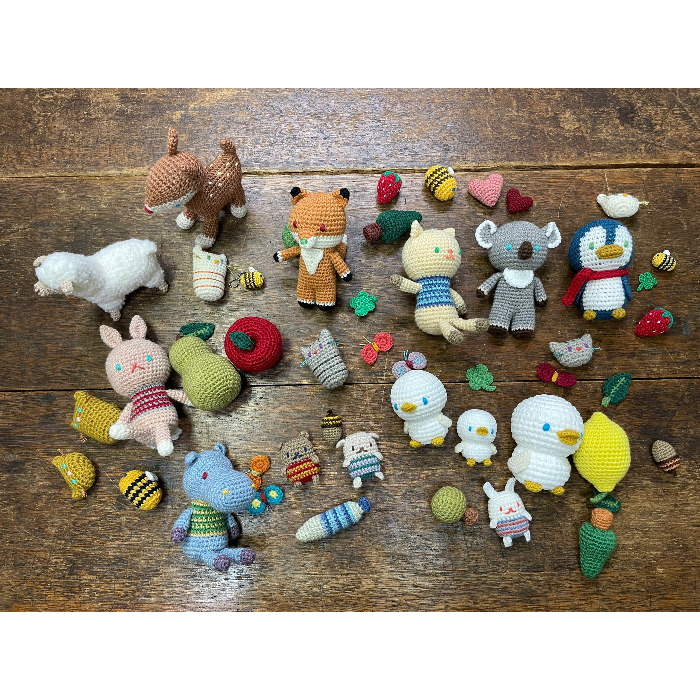 手芸 :: あみぐるみ :: 本 あみぐるみ基本のきほん 7つのLESSONで