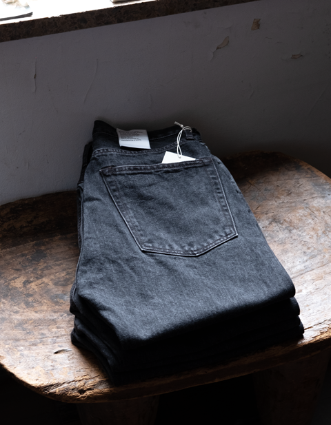 CIOTA ブラック 13.5oz テーパードデニム | 大阪心斎橋のメンズ洋服の
