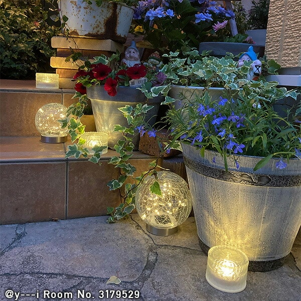 LEDソーラーライト 防水防塵仕様 直径15cm piccolo(ピッコロ) WLL-1030