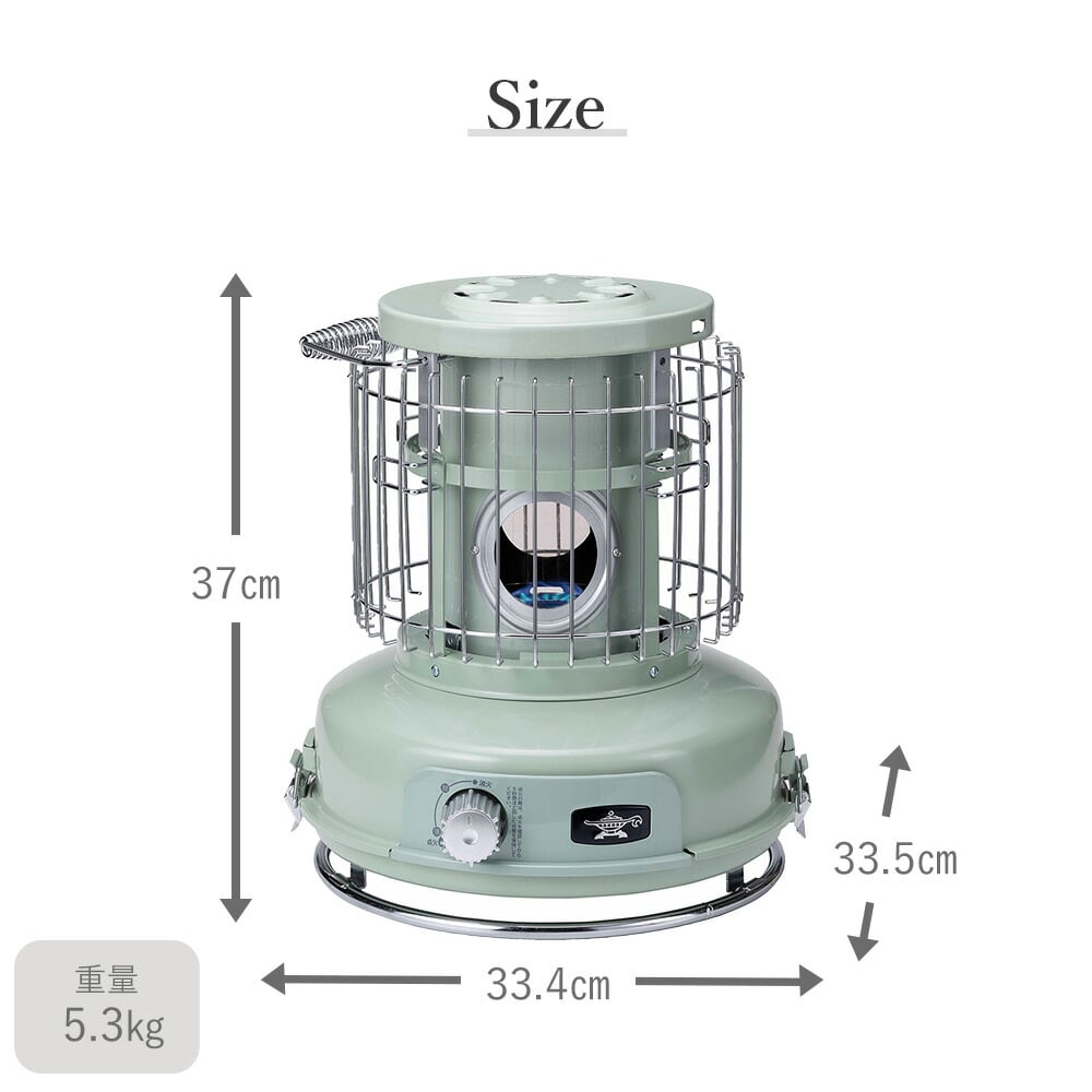 ポータブルガスストーブ カセットボンベ式 SAG-BF02C アラジン | 山善