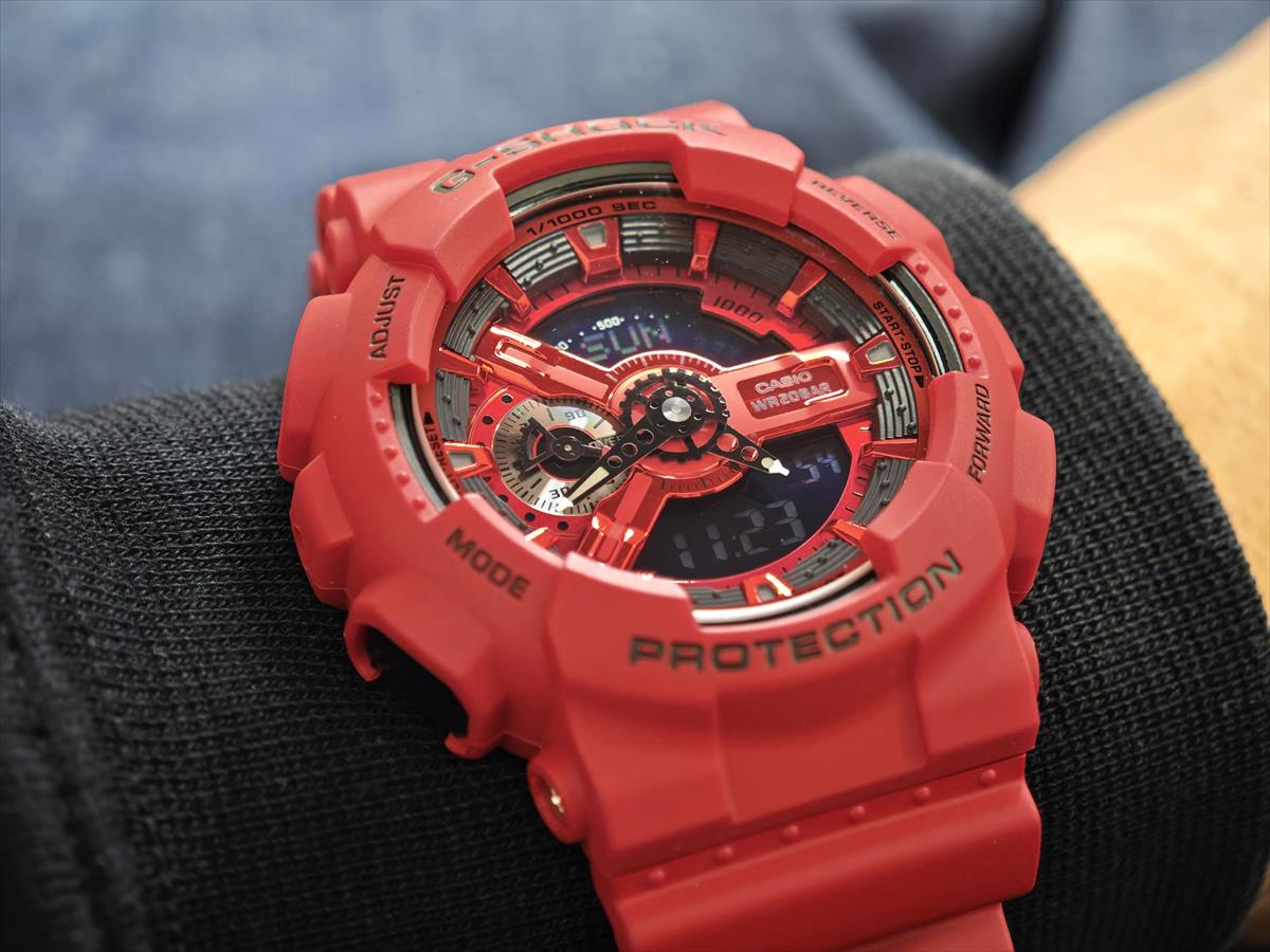 カシオ Gショック GA-110RRB-4AJF Iconic Styles レッド CASIO G-SHOCK