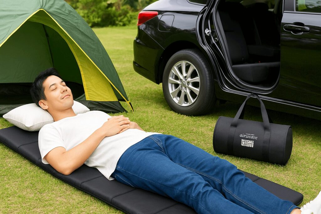 エアウィーヴポータブルmini」の口コミ検証！車中泊・出張に使える？狭
