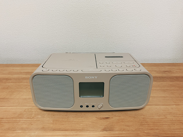 心地いい音とアナログ感。SONY「CDラジオカセットレコーダー CFD-S401
