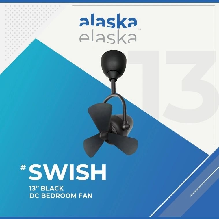 ALASKA] SWISH 13″ DC CEILING FAN - Yafen