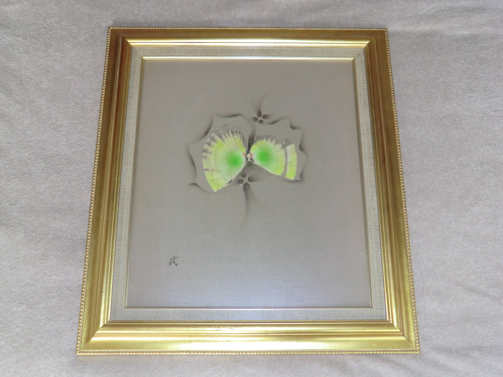 小練武志 「蝶」油彩画 | 八事商事 | 絵画レンタル | 愛知県を中心に