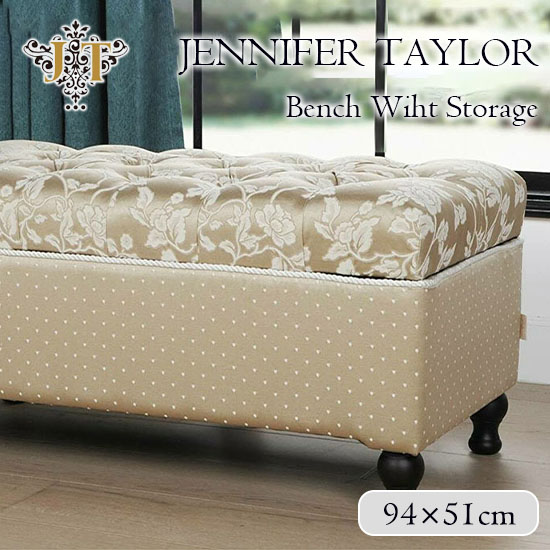 ジェニファーテイラー 収納付きベンチ おしゃれ Heirloom（ヘアルーム