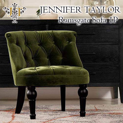 ジェニファーテイラー ラムズゲイト チェア ソファ 一人掛け グリーン