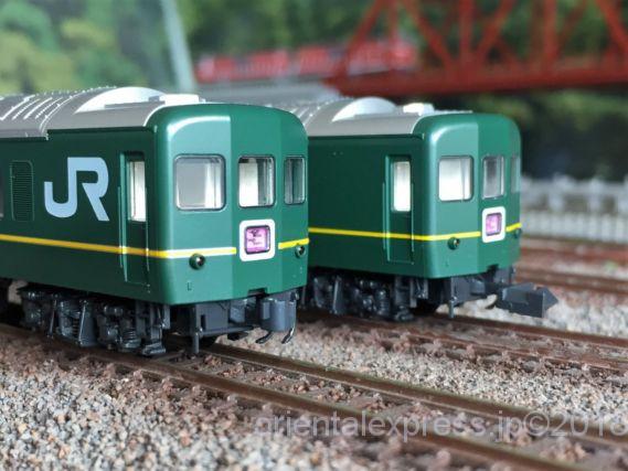 カニ24 14 トワイライトエクスプレス色が入線しました。KATO京都駅店特