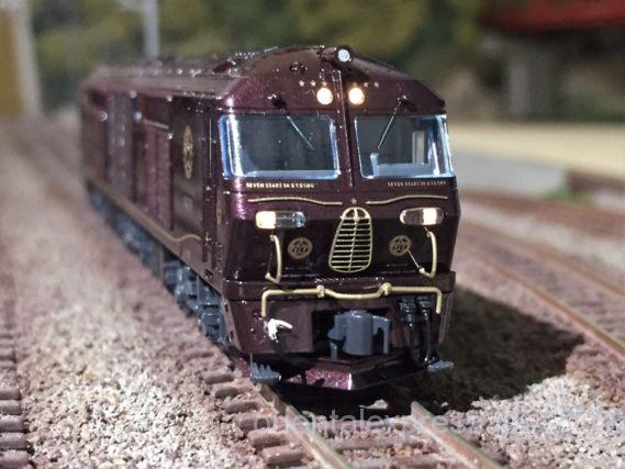 DF200 7000番台 ななつ星in九州 牽引機を弄る。 KATO 7015 豪華寝台
