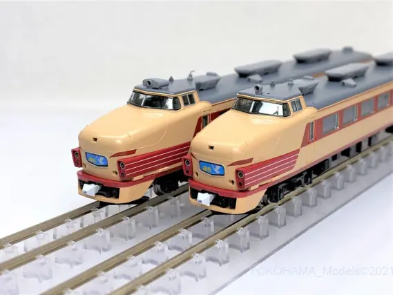 485系特急電車(京都総合運転所・白鳥)が入線です。TOMIX 98385 基本