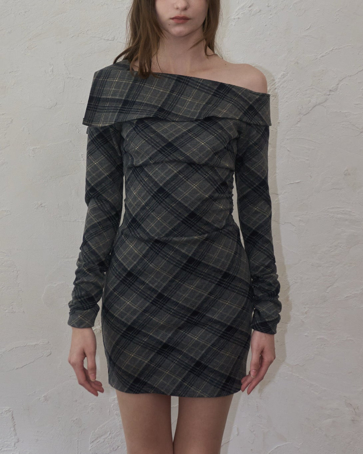 One-shoulder check mini op – YILON