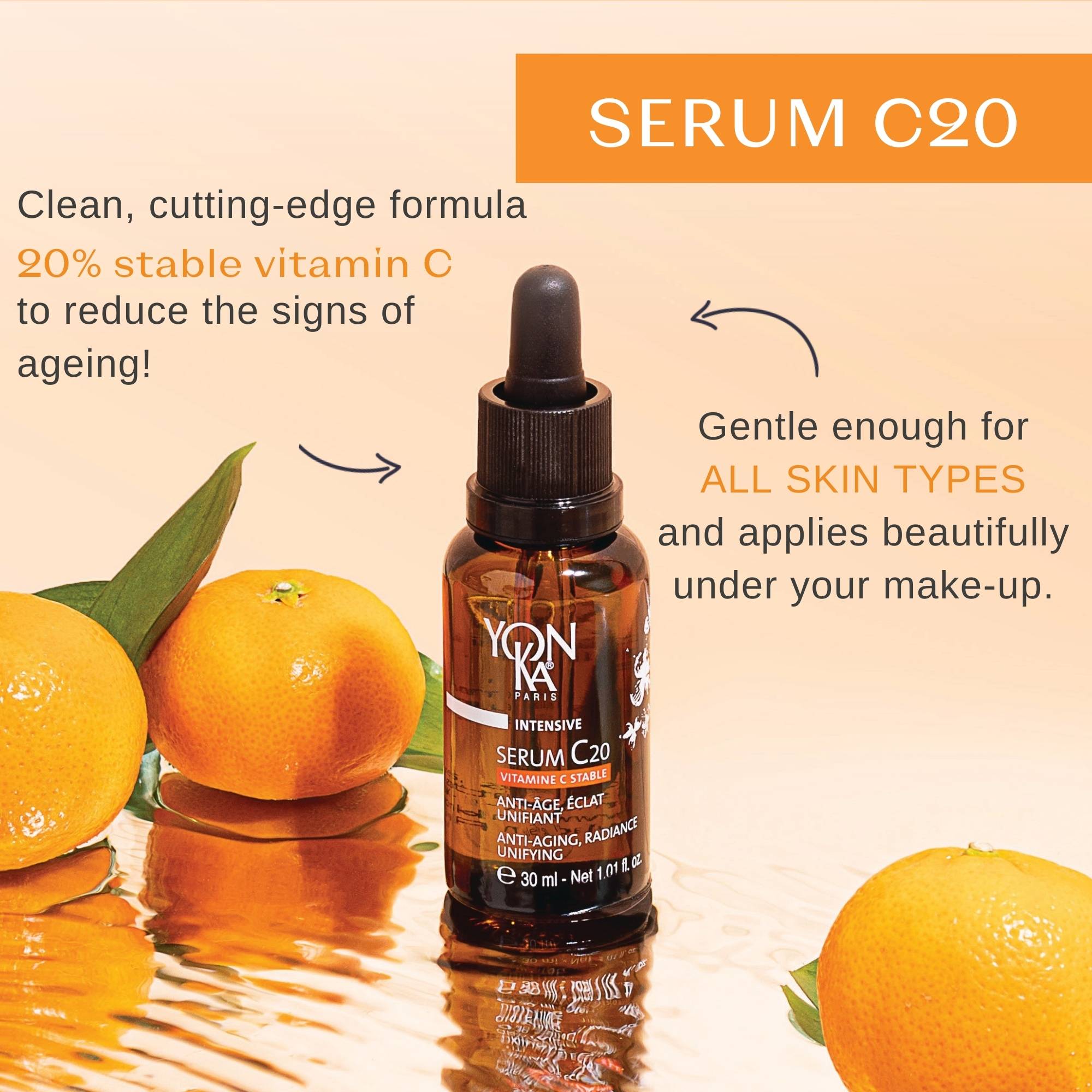 Serum C20, face care Vitamin C 5ml | Yon-Ka