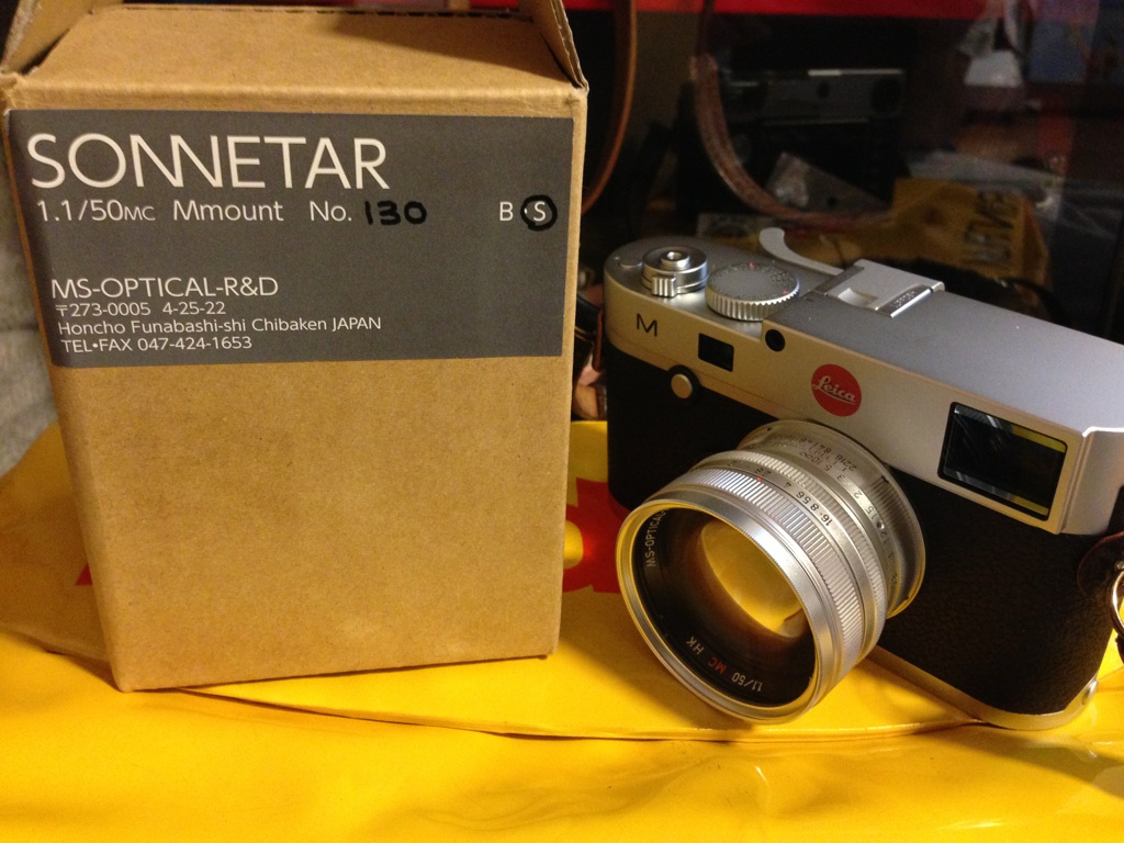 宮崎光学 MS-OPTICAL R&D Sonnetar 50mm F1.1 Mマウント その1 - 晴れ