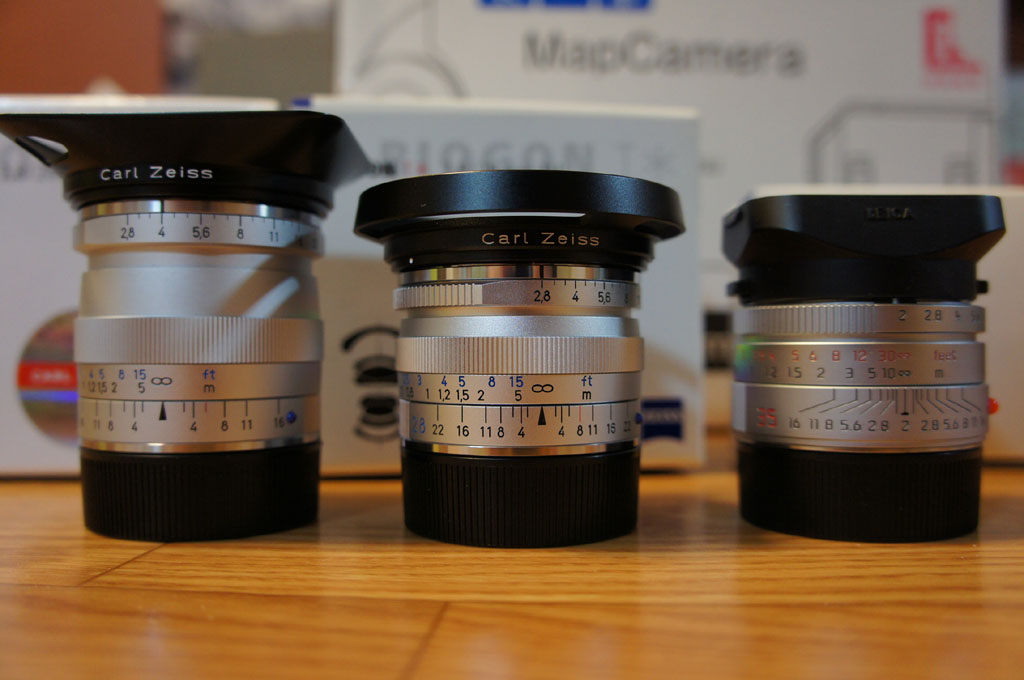 Carl Zeiss Biogon T* 2.8/28 ZM と 2.8/21 ZM - 晴れ時々ジャズ、雨