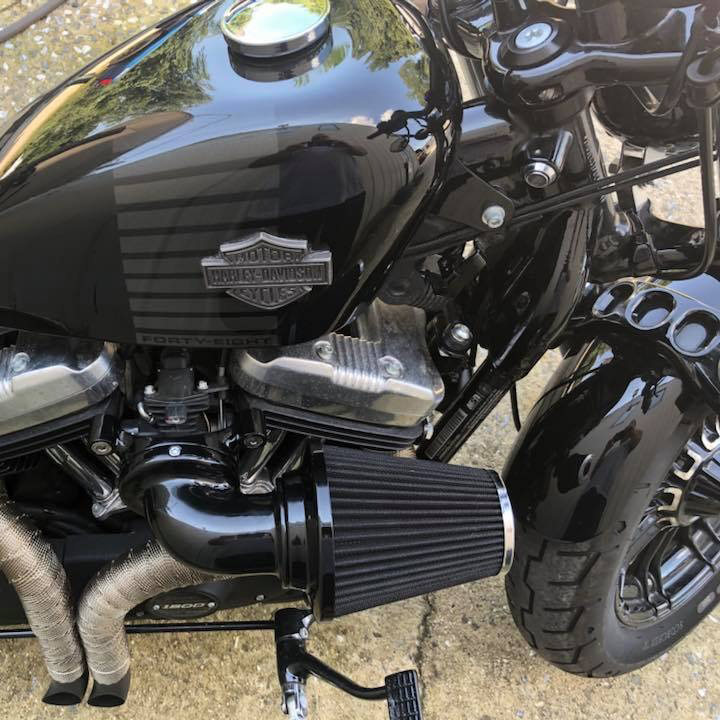 アレンネス□モンスターサッカー エアクリーナー ブラック 【91年以降