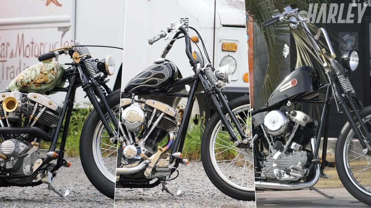 彫金＆塗装がゴージャス」「日本の伝統文様もアリ!」ハーレーショベル