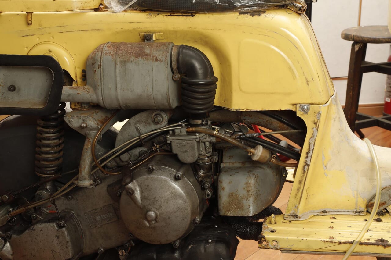 旧車バイクメンテDIY] 富士重工製ラビット：戦後に独自の発展を遂げた