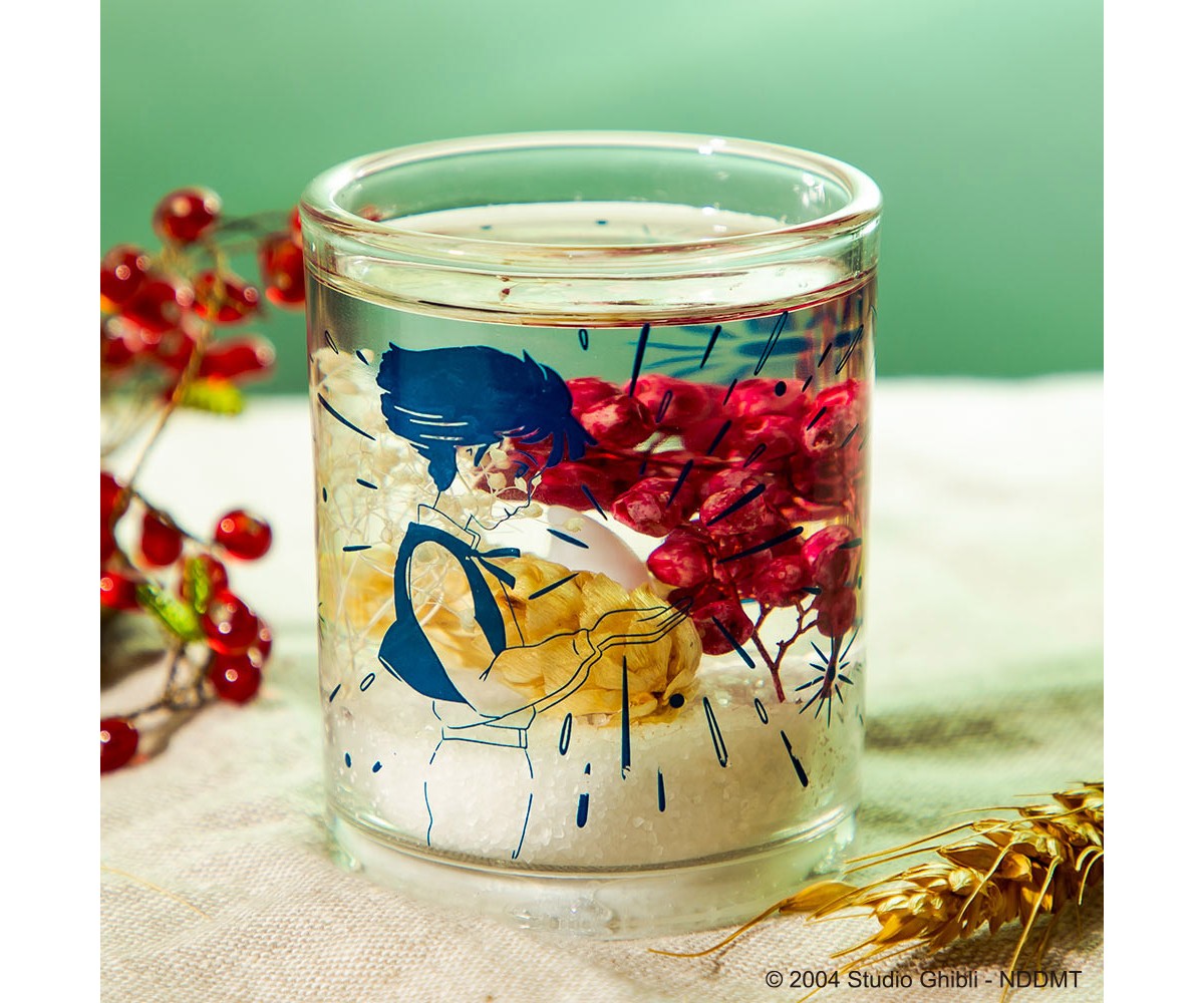 ランプをつけるとハウルの手の中でカルシファーが光る…!! スタジオ