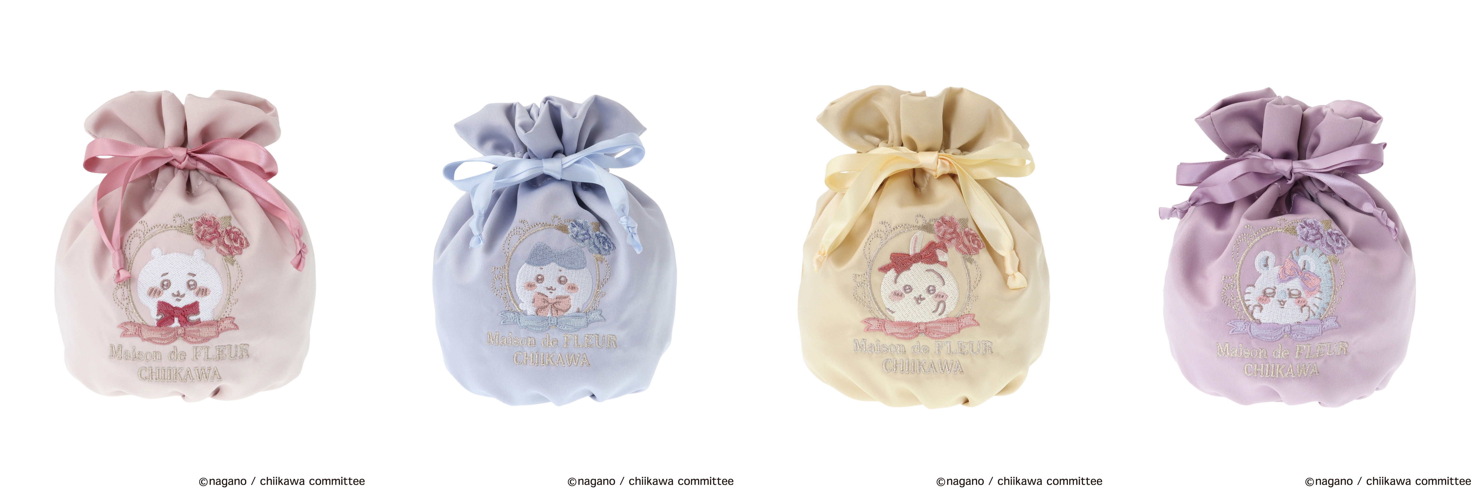 ちいかわやハチワレがドレスアップ♡メゾン ド フルールとコラボした