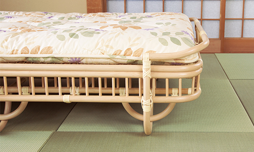 ベッド（シングル） B-1200-S-WN ｜ 籐家具・ラタン家具の製造・販売