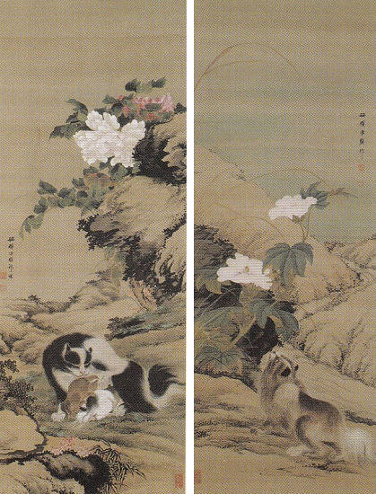 鳥取画壇の祖・土方稲嶺、鯉の名手と謳われた門人の黒田稲皐と小畑稲升