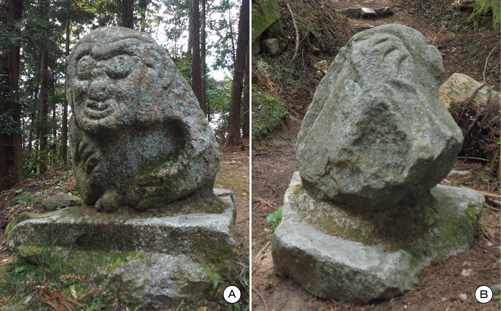 高取城と飛鳥の石造物・古墳 (1) – 猿石について – 城郭墓所砲台