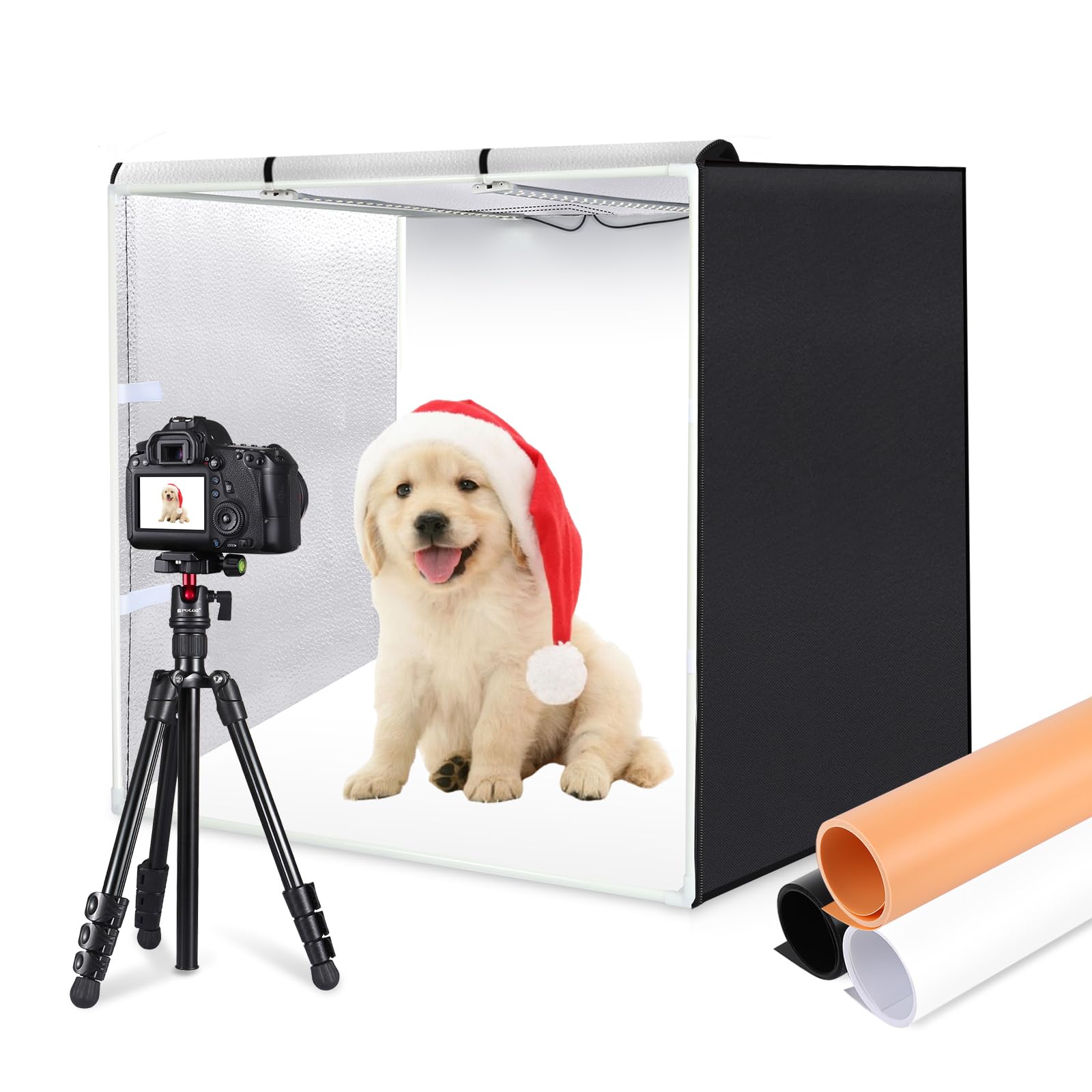 40cm】【60cm】【80cm】PULUZ 撮影ボックス 40*40*40cm撮影キット 調光