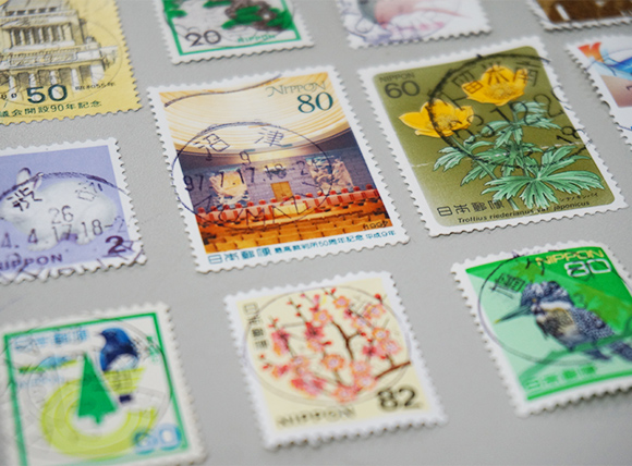 中国＊使用済切手と古い紙幣のコレクション＊ 中国＊使用済切手と古い