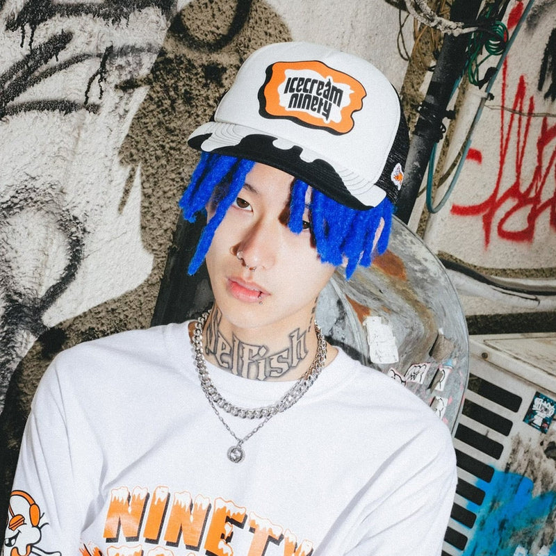 9090 × ICECREAM Mesh Cap – YZ