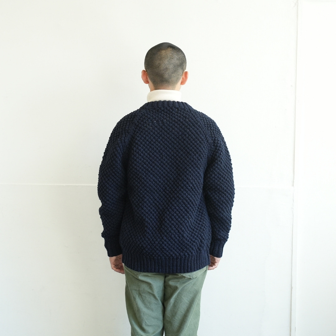 Athena Designs（アテナデザイン） GentsPopcorn Knit Cardigan