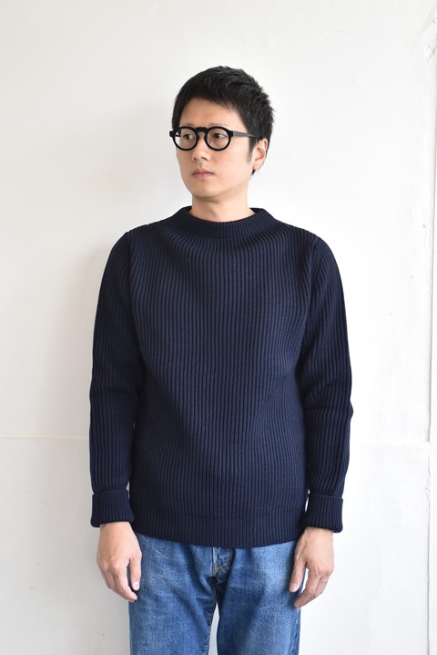 ANDERSEN-ANDERSEN（アンデルセンアンデルセン） THE NAVY CREW NECK