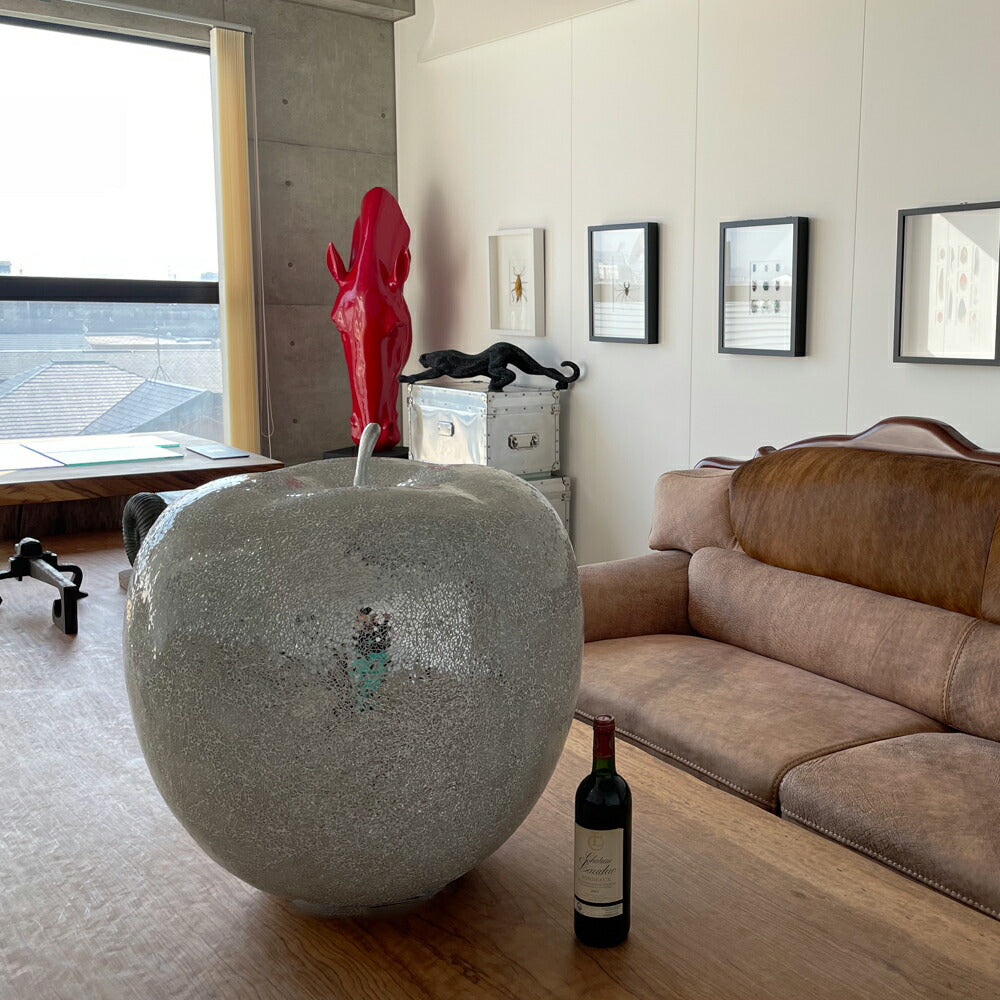 炭アート りんご炭 ウォールアート オブジェ アートパネル インテリア