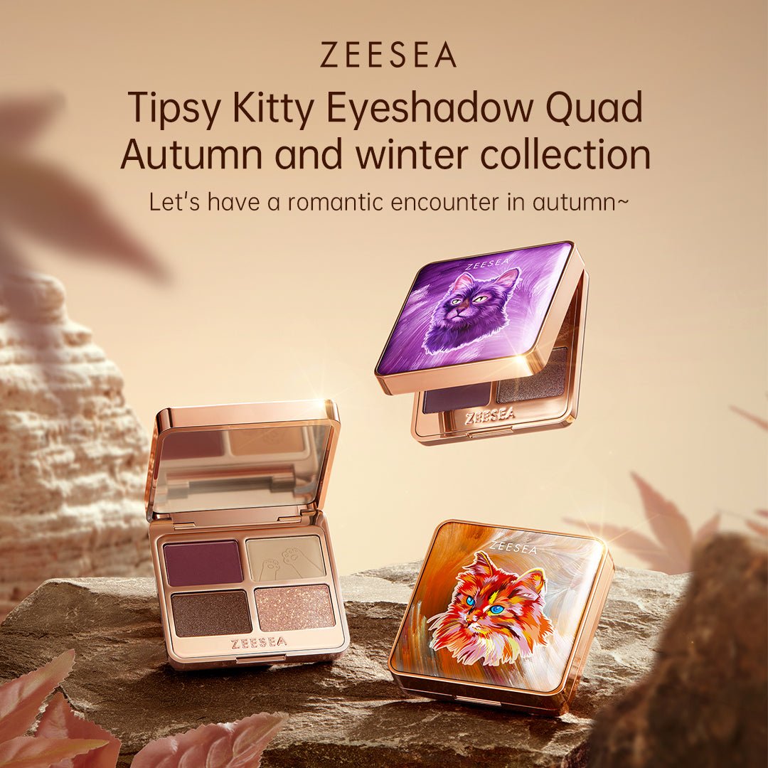Autumn And Winter Tipsy Kitty Eyeshadow Quad – ZEESEA
