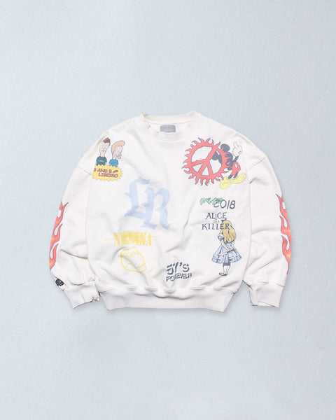 グラフィティースウェットトレーナー – LIBEIRO