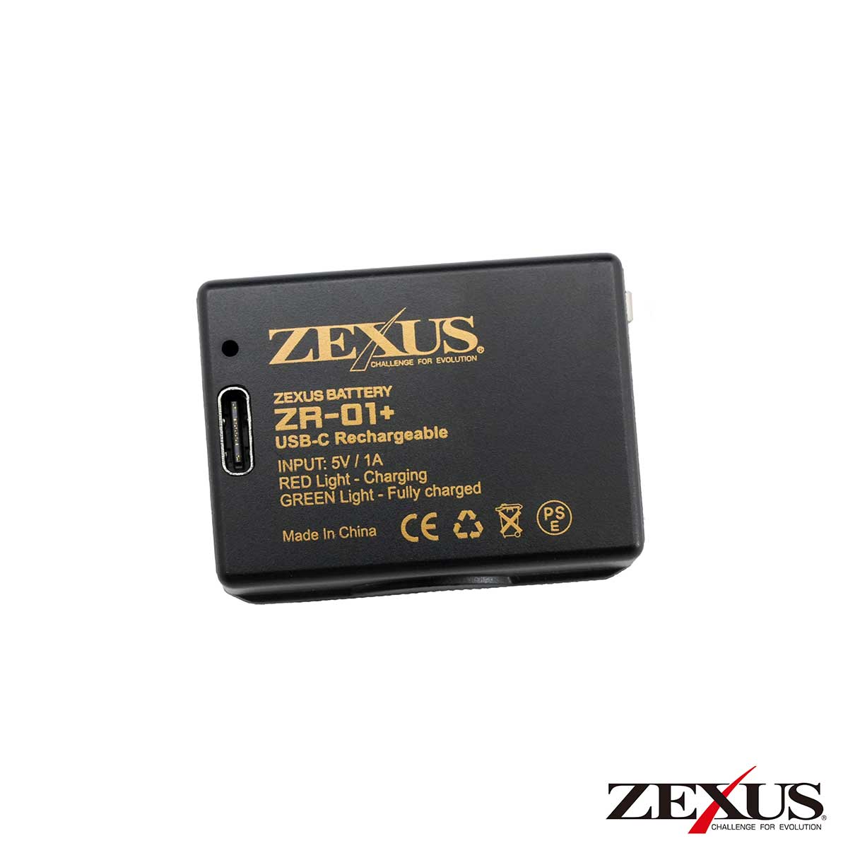 ZEXUS専用充電池 ZR-01＋ 公式限定ステッカー（小サイズ）付 | ZEXUS