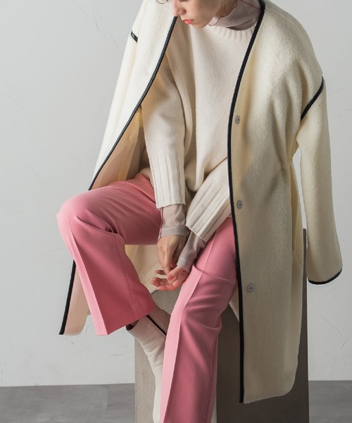 Droite lautreamont（ドロワット・ロートレアモン） ノーカラーコート